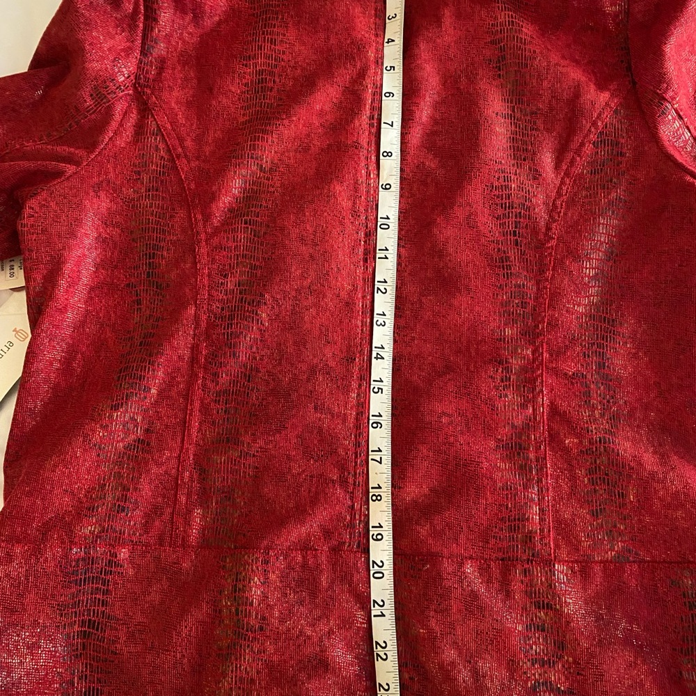 Erin London Lg metallic faux snakeskin jacket - Picture 4 of 16